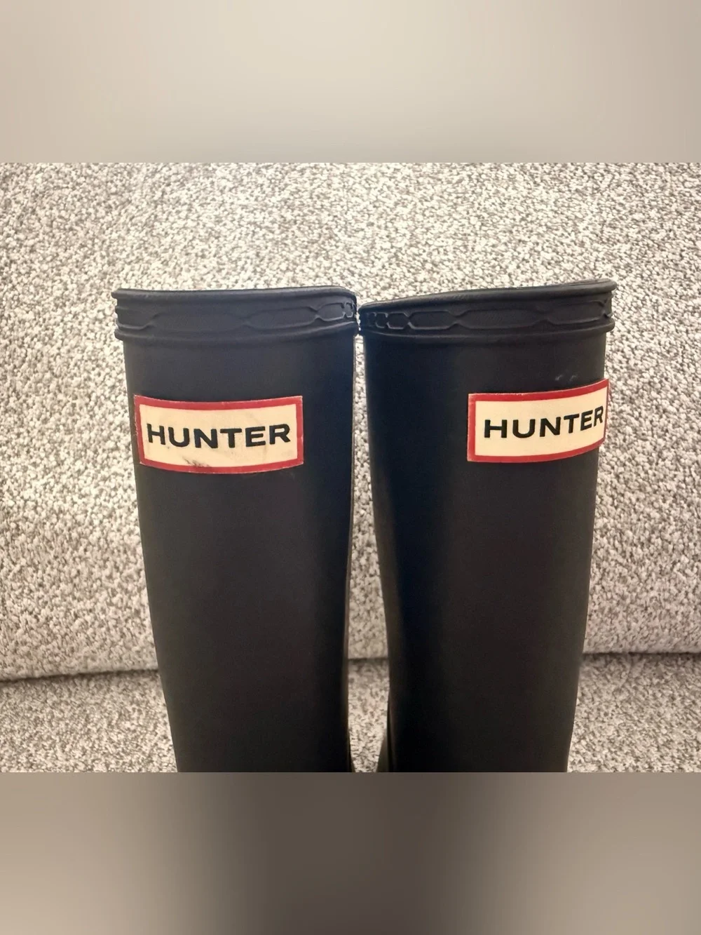 Hunter Kids Black Tall Classic Waterproof Rain Boots